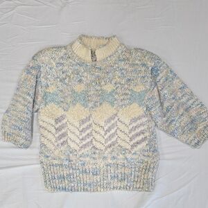 Cozy Knit Turtleneck Sweater in Pastel Hues